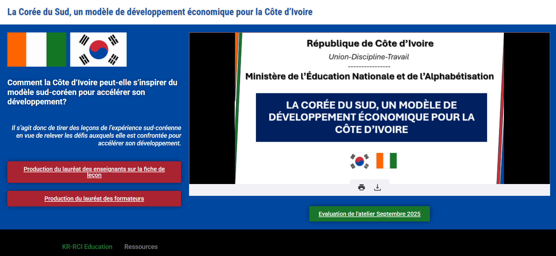La Corée du Sud, un modèle de développement économique pour la Côte d’Ivoire"
